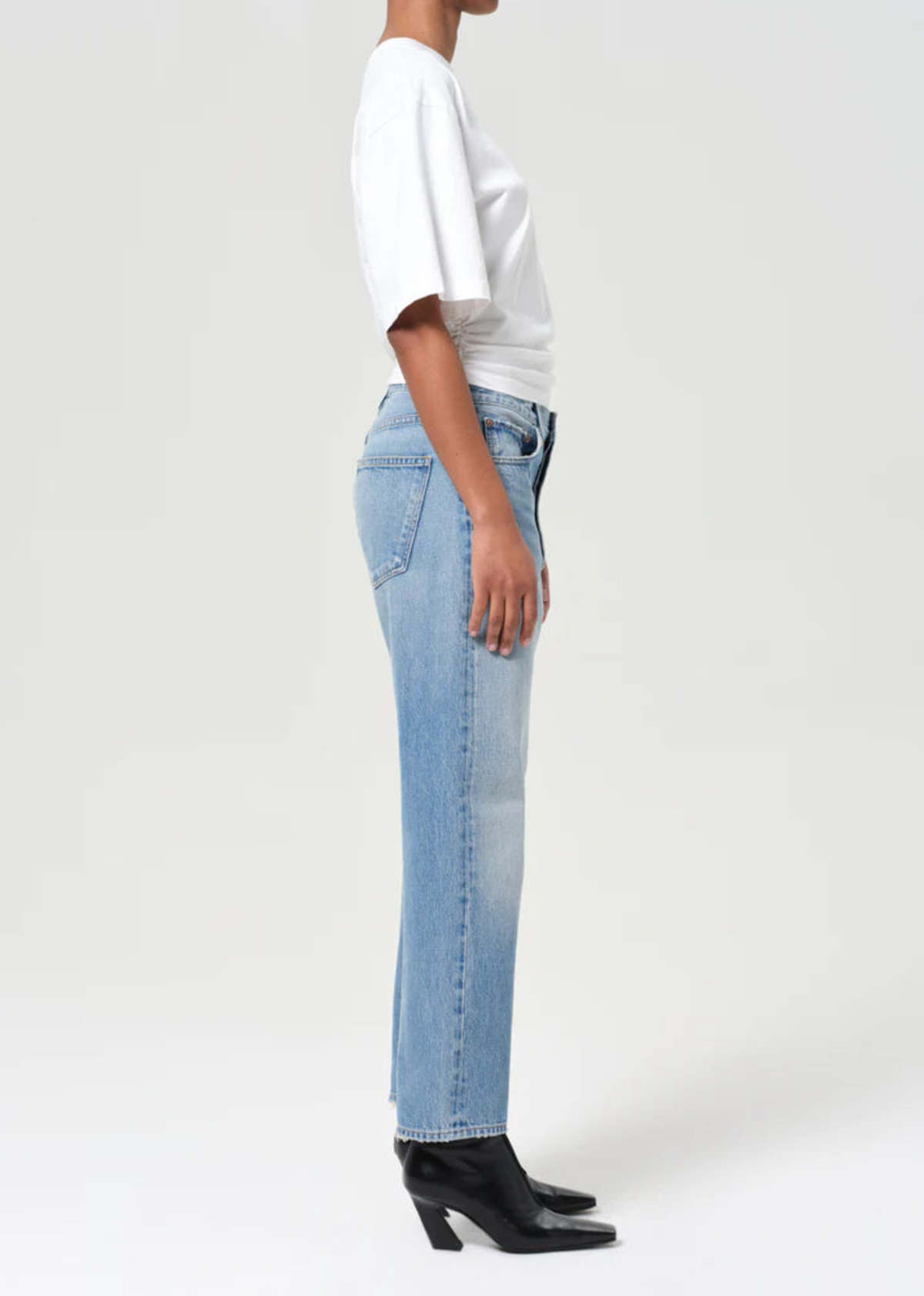 AGOLDE 90's Crop Mid Rise Jeans - Image 4 of 5