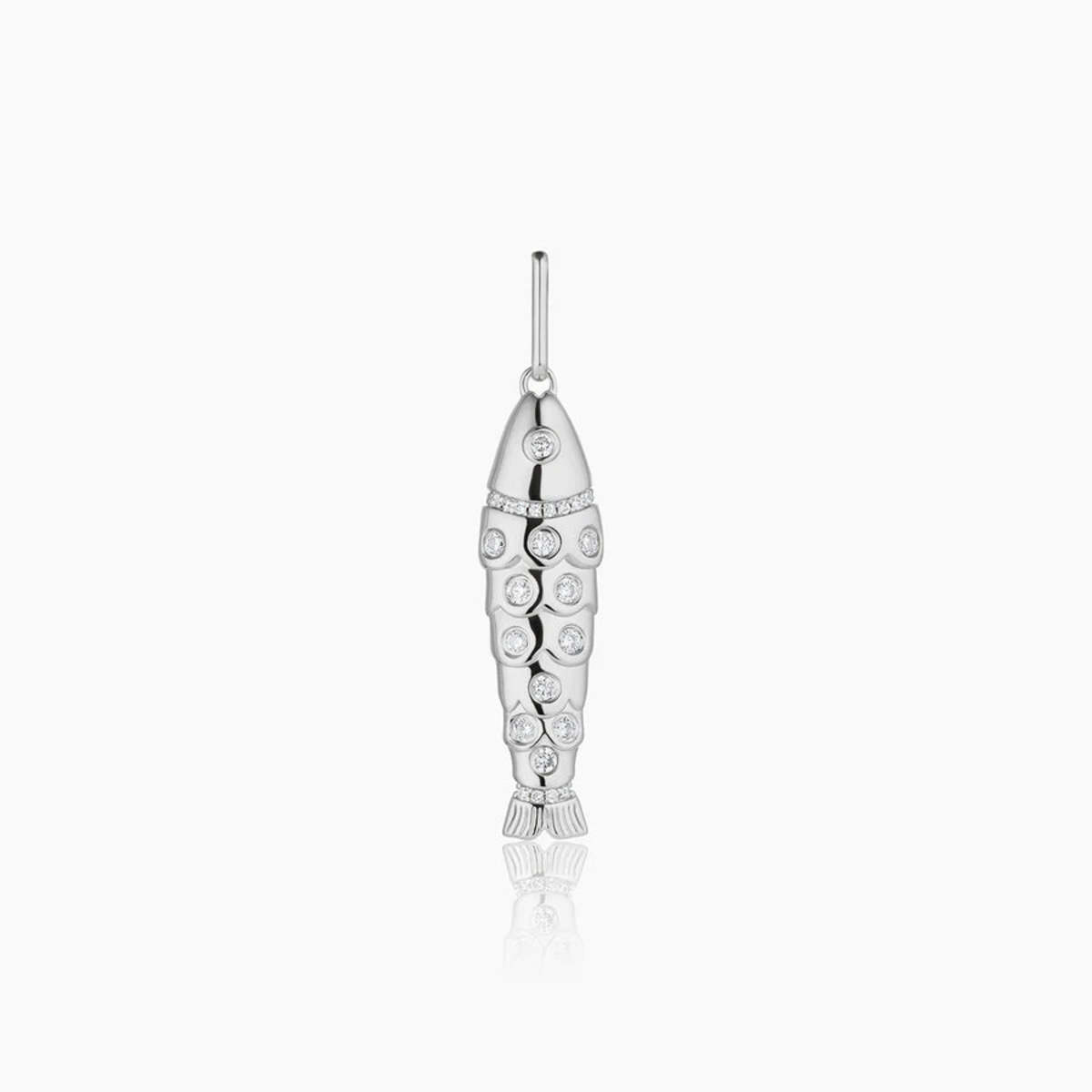 Thatch Cubic Zirconia Fish Charm - Image 2 of 11