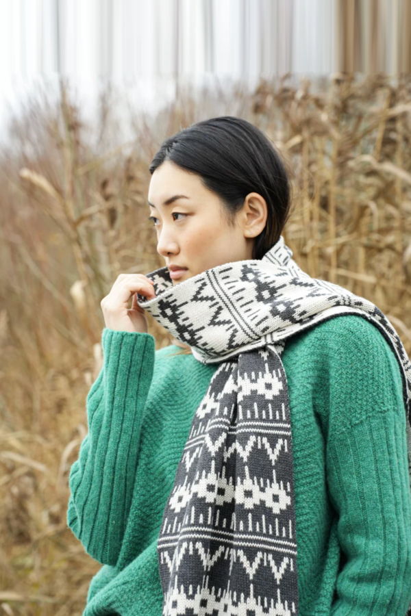 beaumont organic Janie-Sue Organic Cotton Knitted Scarf