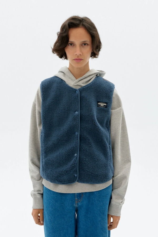 Thinking MU Jay Fuzz Sherpa Vest