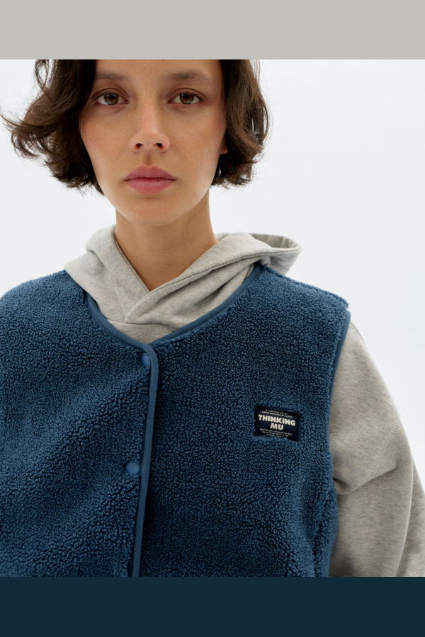 Thinking MU Jay Fuzz Sherpa Vest