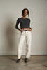 Perfect White Tee Sienna Luxe Rib Top - Thumbnail 2