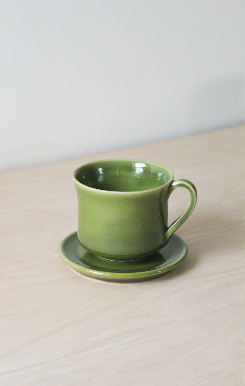 keraclay Teacup + Saucer Tableware