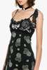 Anna Sui Sketch Roses Chiffon Embroidery Slip Dress - Thumbnail 2