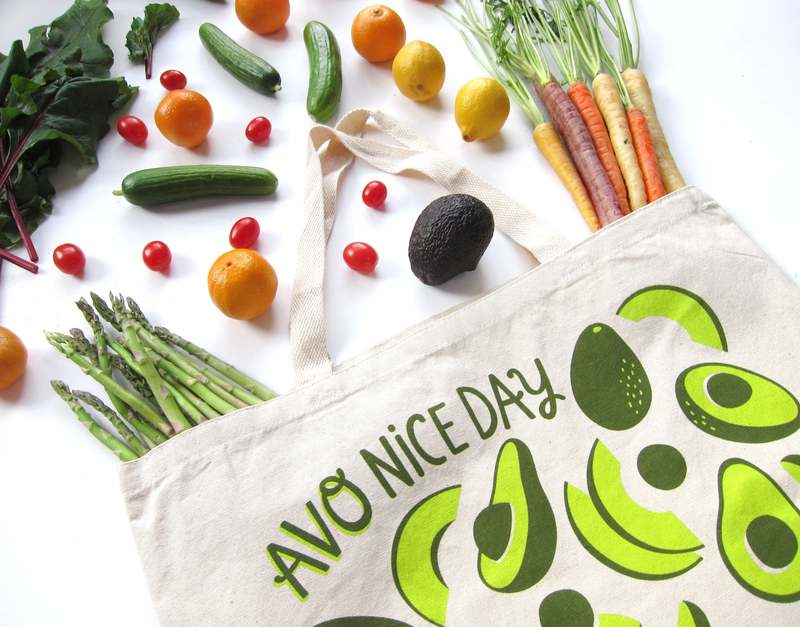 The Neighborgoods Avocado Tote Bag