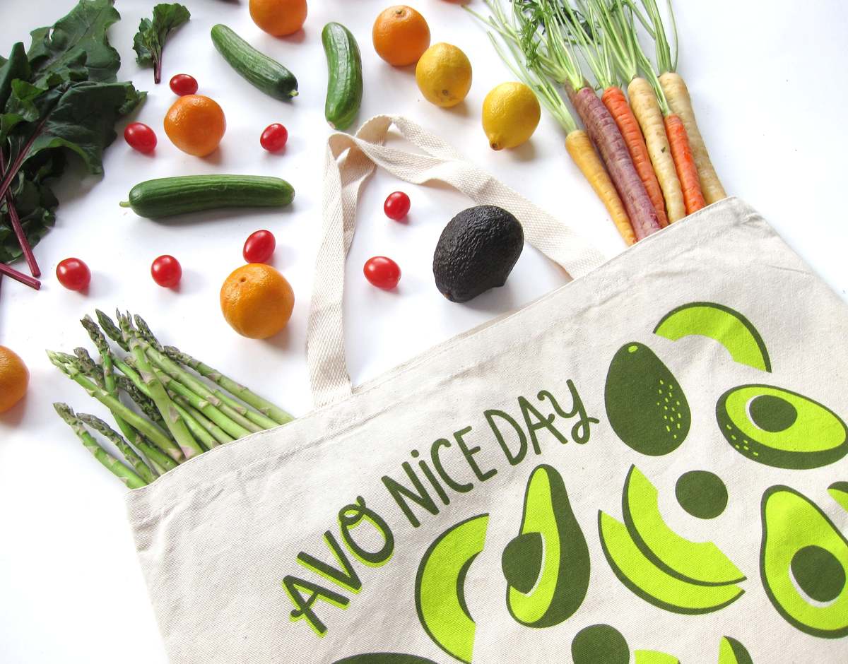 The Neighborgoods Avocado Tote Bag - Image 3 of 6