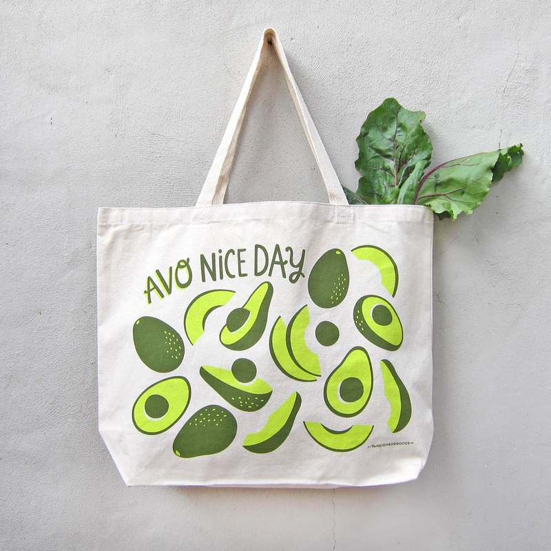 The Neighborgoods Avocado Tote Bag