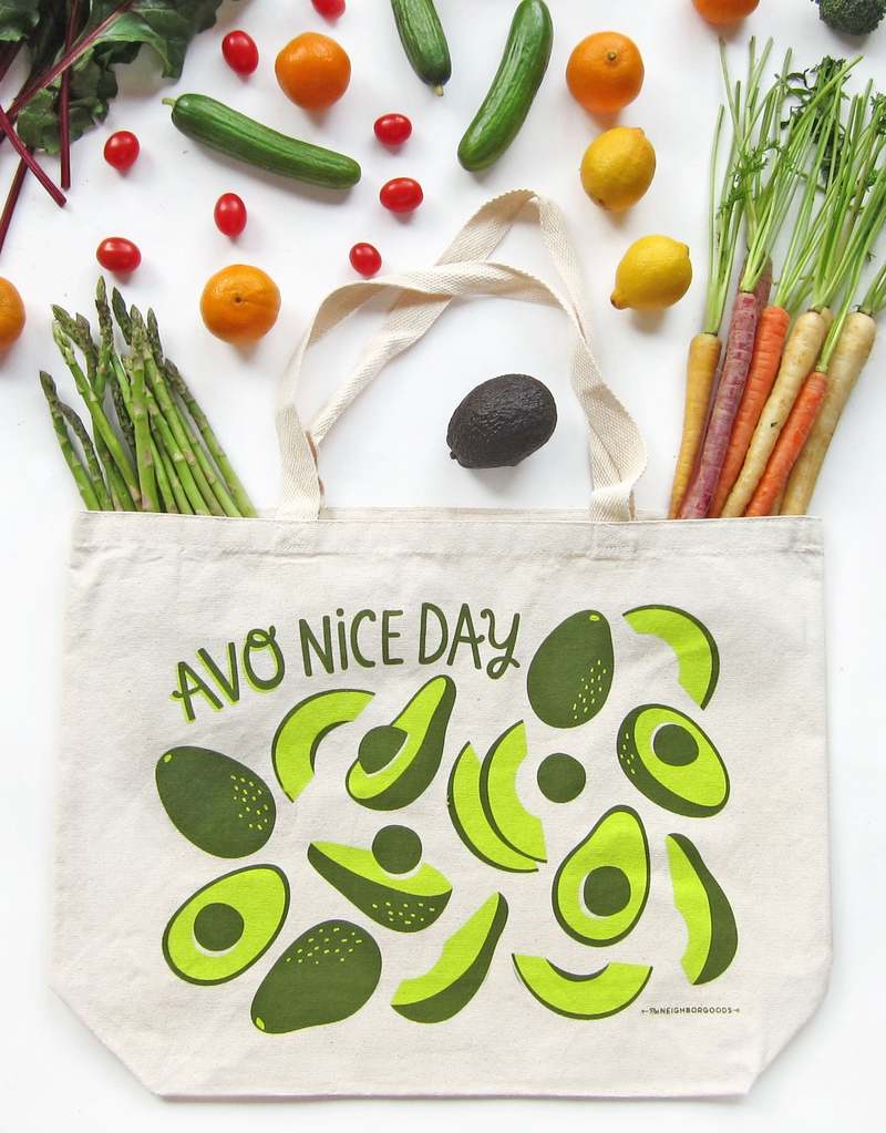 The Neighborgoods Avocado Tote Bag