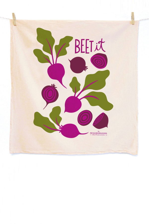The Neighborgoods Beet Dish Towel