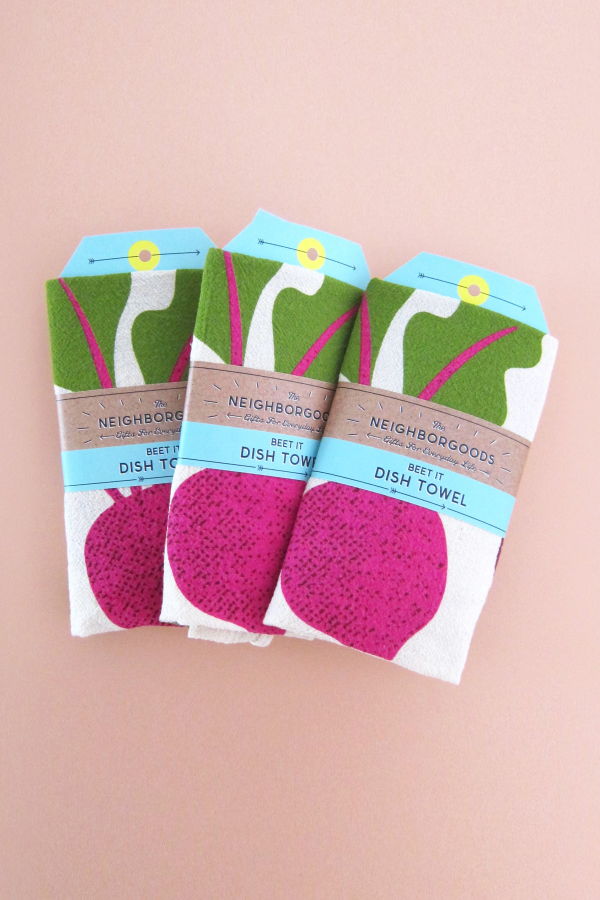 The Neighborgoods Beet Dish Towel