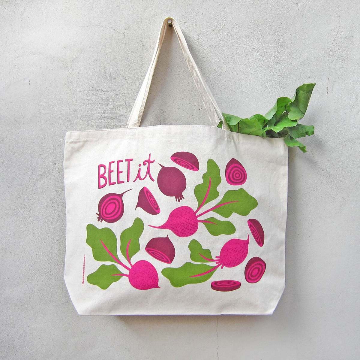 The Neighborgoods Beet Tote Bag - Image 2 of 5