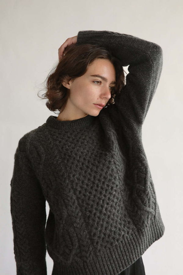 Tercette No.9 Modern Fisherman Sweater