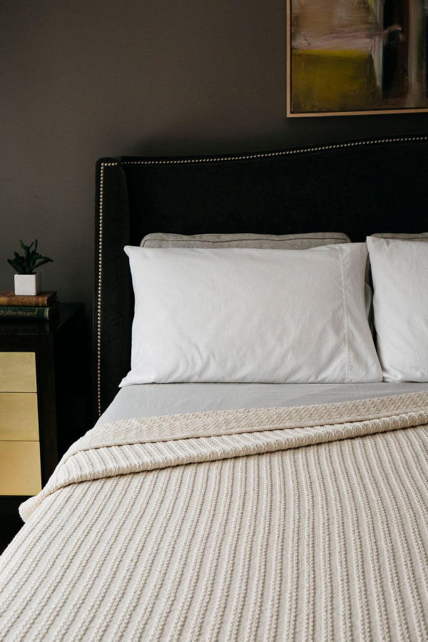 Evangeline Cable Knit Blanket