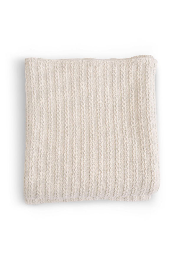 Evangeline Cable Knit Blanket