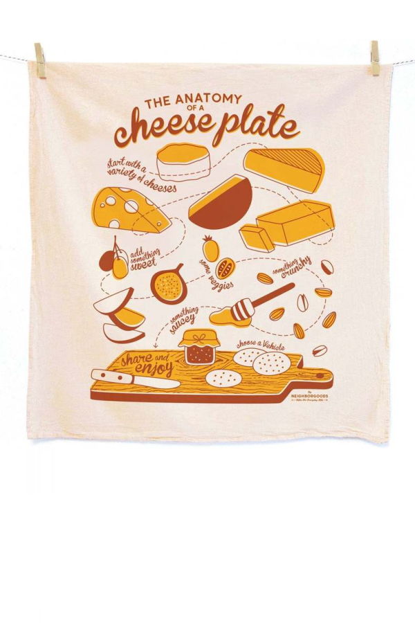 The Neighborgoods Cheese Plate Dish Towel