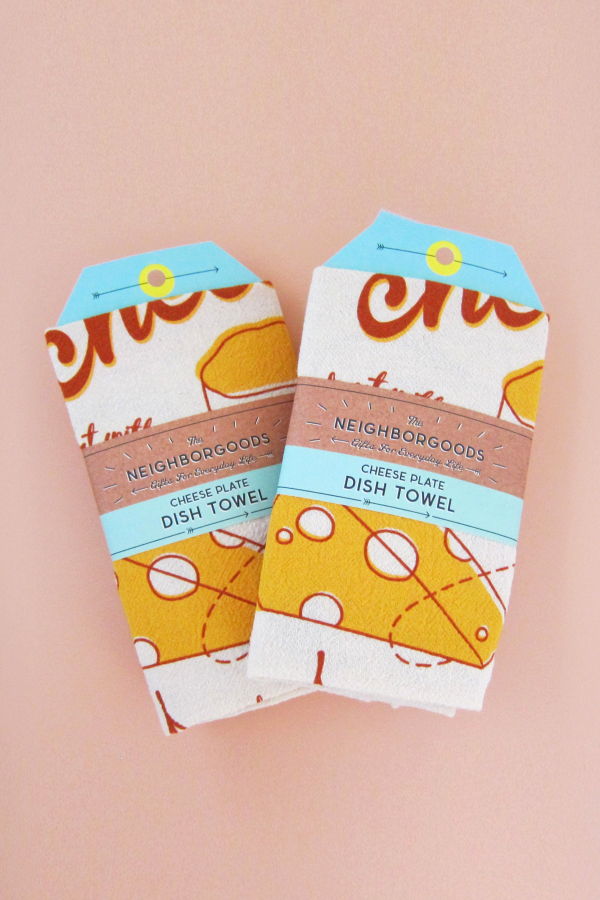The Neighborgoods Cheese Plate Dish Towel