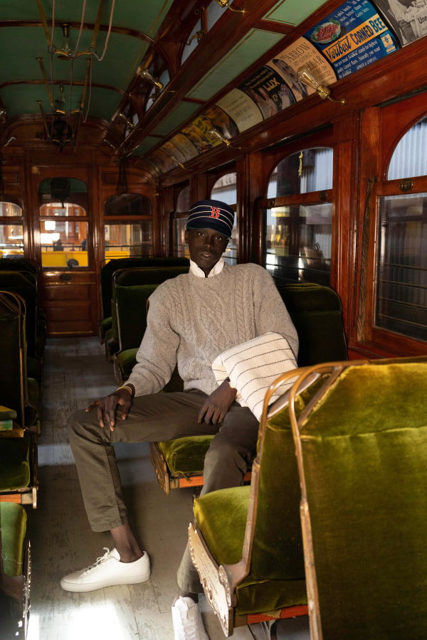 Evangeline Cotton Pinstripe Throw