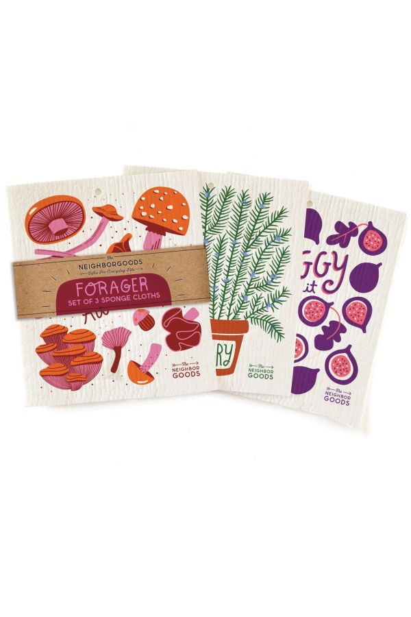 The Neighborgoods Forager Sponge Cloths Set of 3