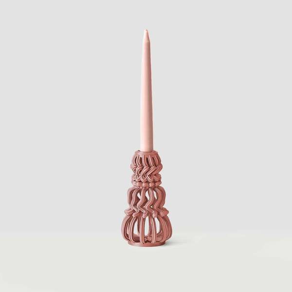 Form & Seek Frosting Loop Candle Holder