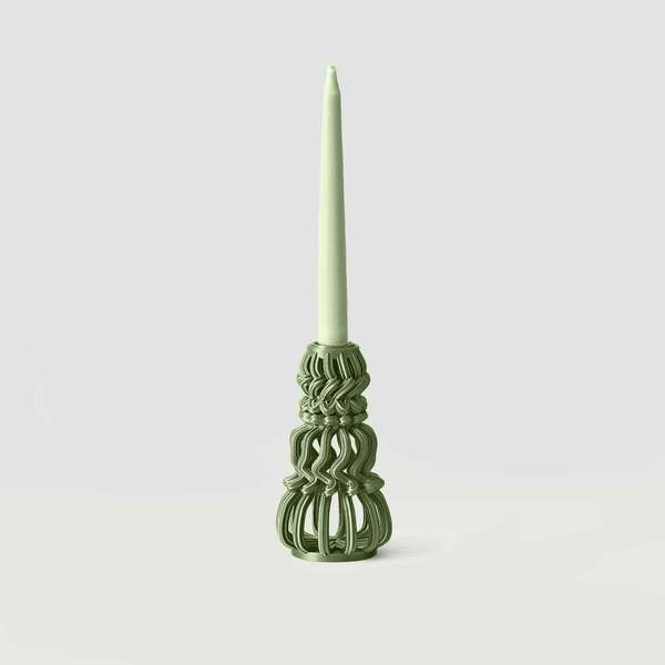 Form & Seek Frosting Loop Candle Holder