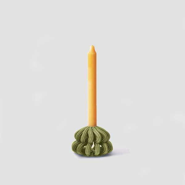 Form & Seek Frosting Loop Candle Holder