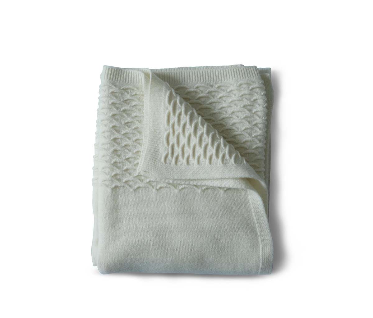 Evangeline Knit Scallop Throw - Image 3 of 9