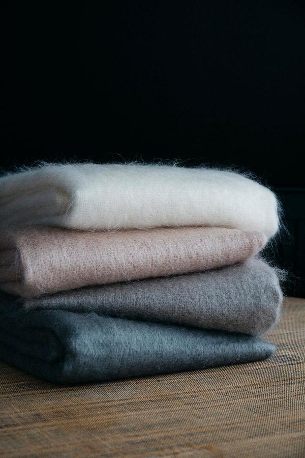 Evangeline Mohair Throw
