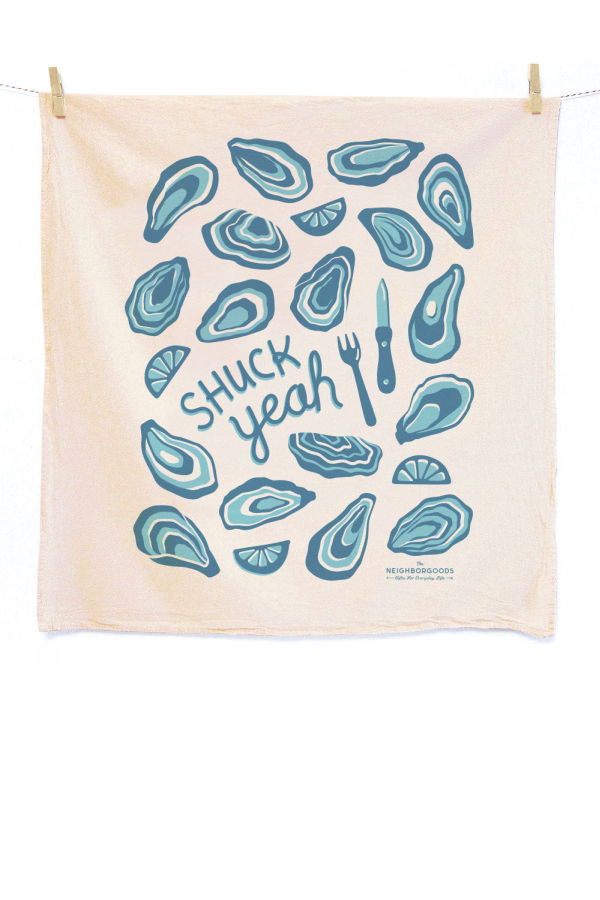The Neighborgoods Oyster Dish Towel