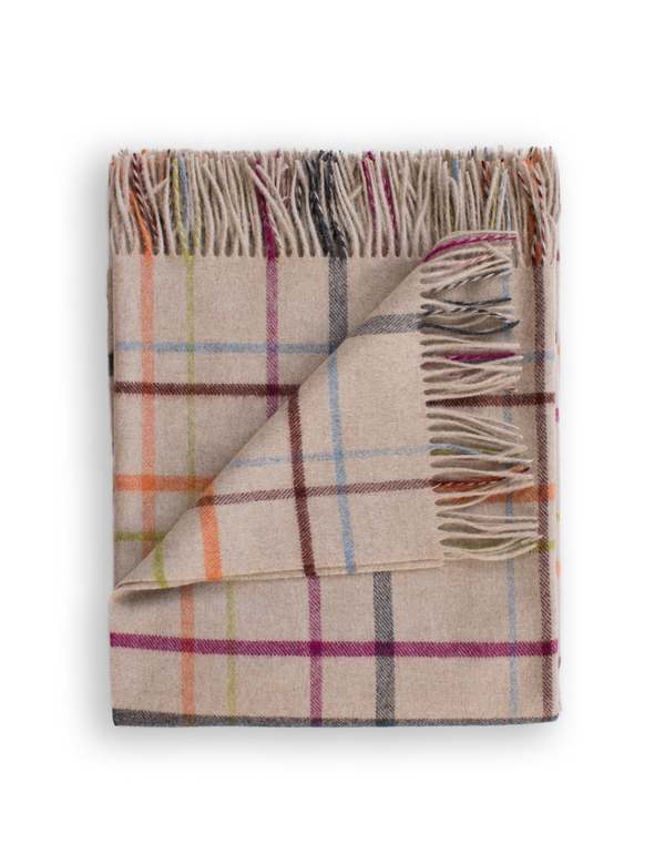 Evangeline Patterned Merino Throws
