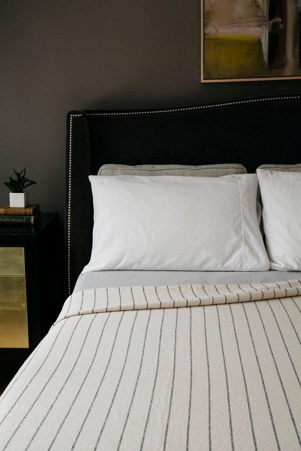 Evangeline Pinstripe Blanket Evangeline Pinstripe Blanket
