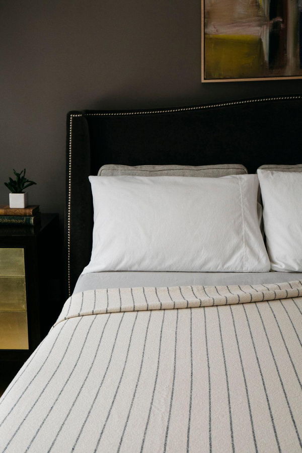 Evangeline Pinstripe Blanket