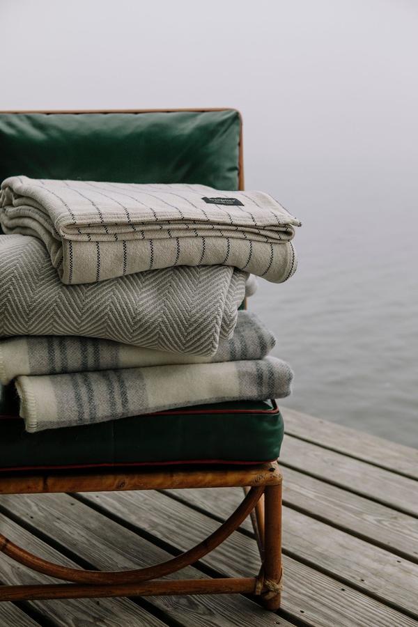 Evangeline Pinstripe Blanket