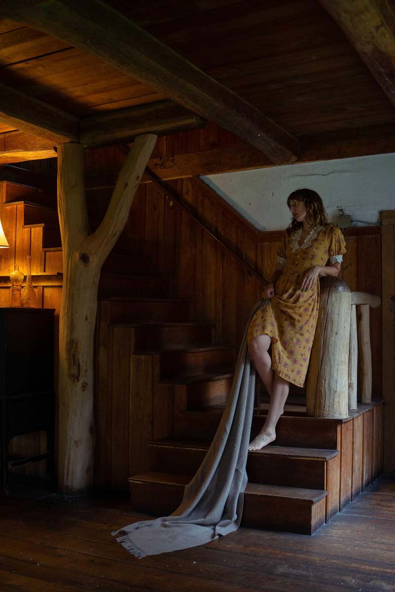 Evangeline Alpaca Boucl Throw