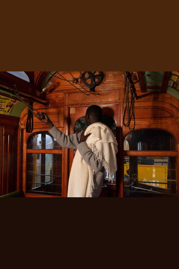 Evangeline Mohair Bouclé Throw