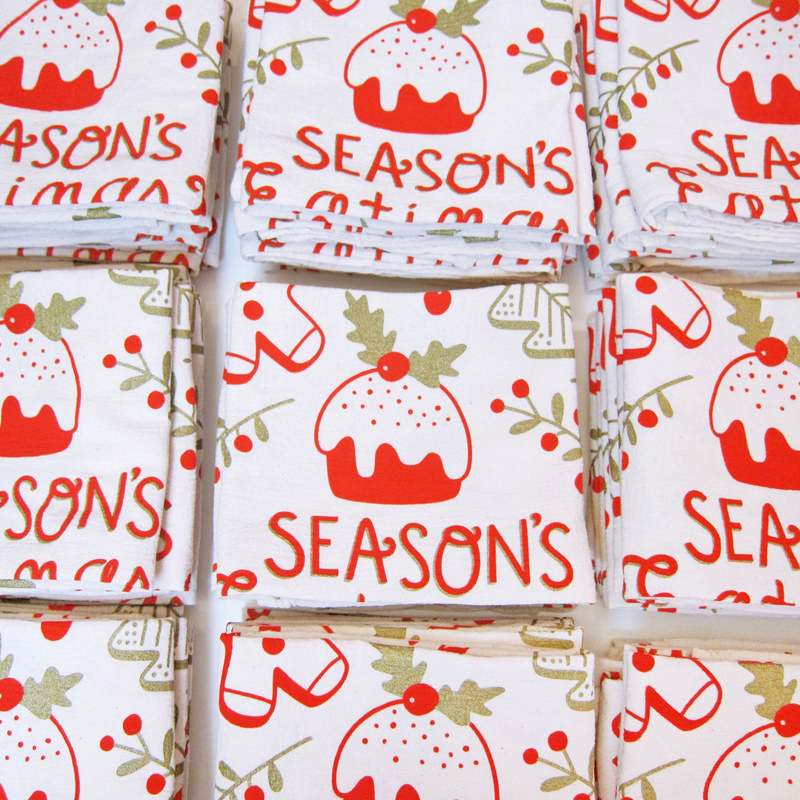 The Neighborgoods Season's Eatings Dish Towel
