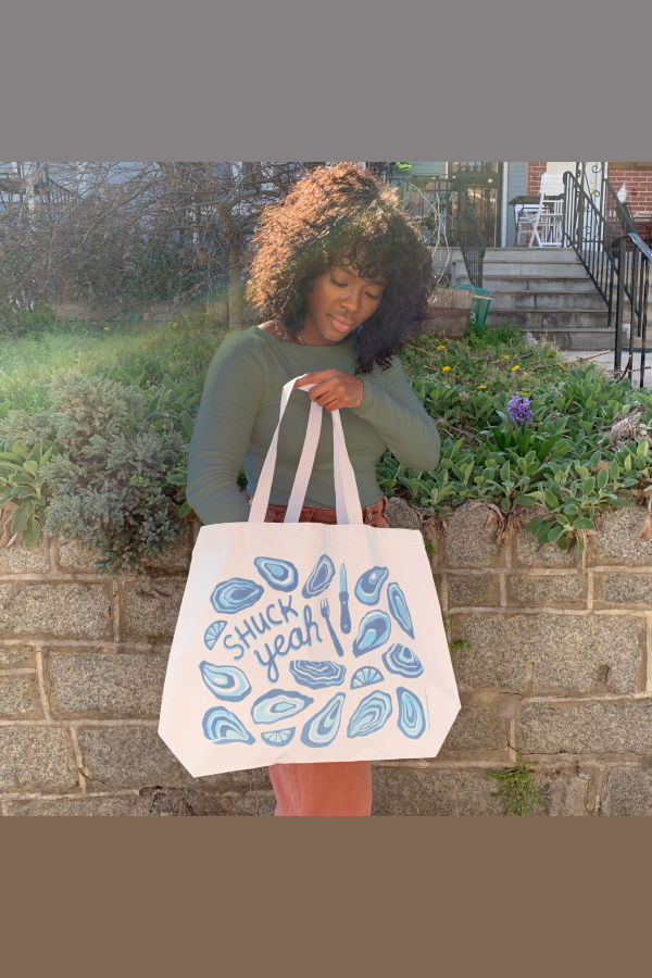 The Neighborgoods Shuck Yeah Oyster Tote Bag