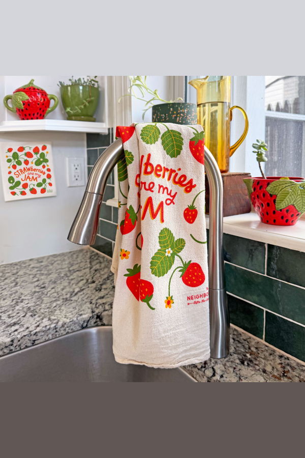 The Neighborgoods Strawberry Towel