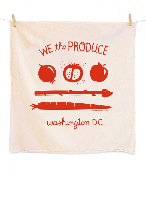 The Neighborgoods We The Produce DC Flag Dish Towel