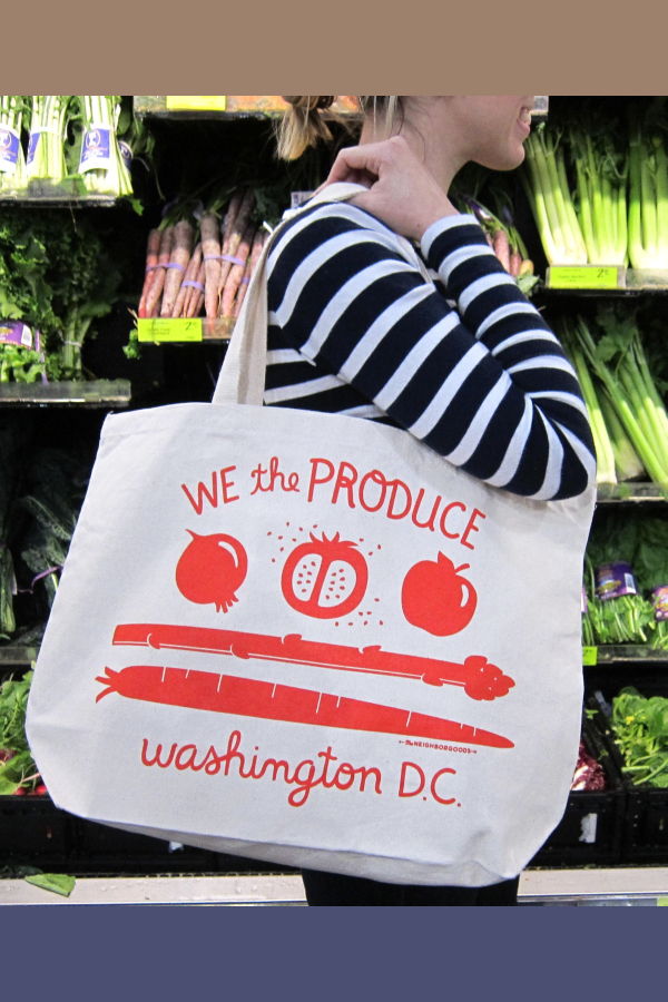 The Neighborgoods We the Produce DC Flag Tote Bag