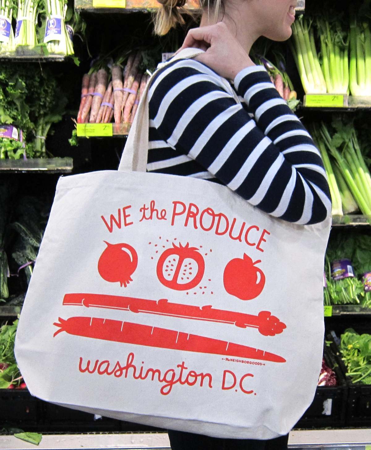 The Neighborgoods We the Produce DC Flag Tote Bag - Image 2 of 3