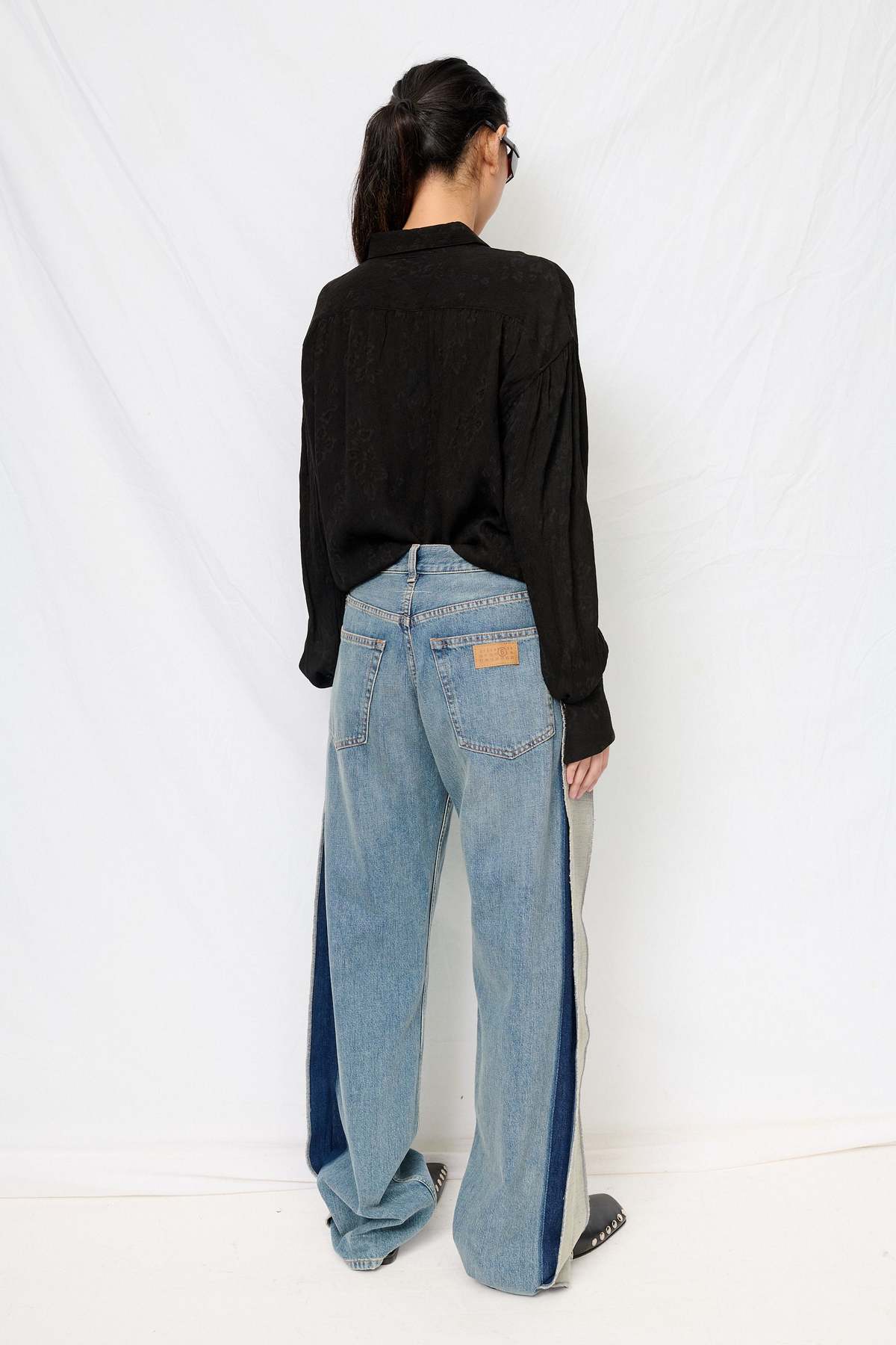 MM6 Maison Margiela Blue 5 Pocket Pant - Image 2 of 6