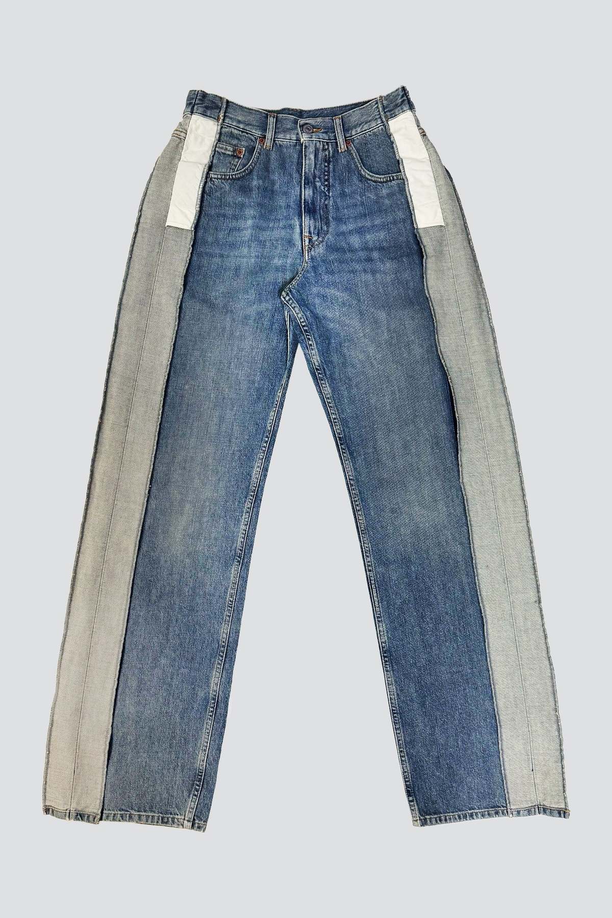 MM6 Maison Margiela Blue 5 Pocket Pant - Image 5 of 6
