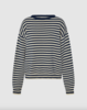 Sønderhaus Navy Stripe "I Can't Believe It's Not Vintage" Sweater - Thumbnail 1