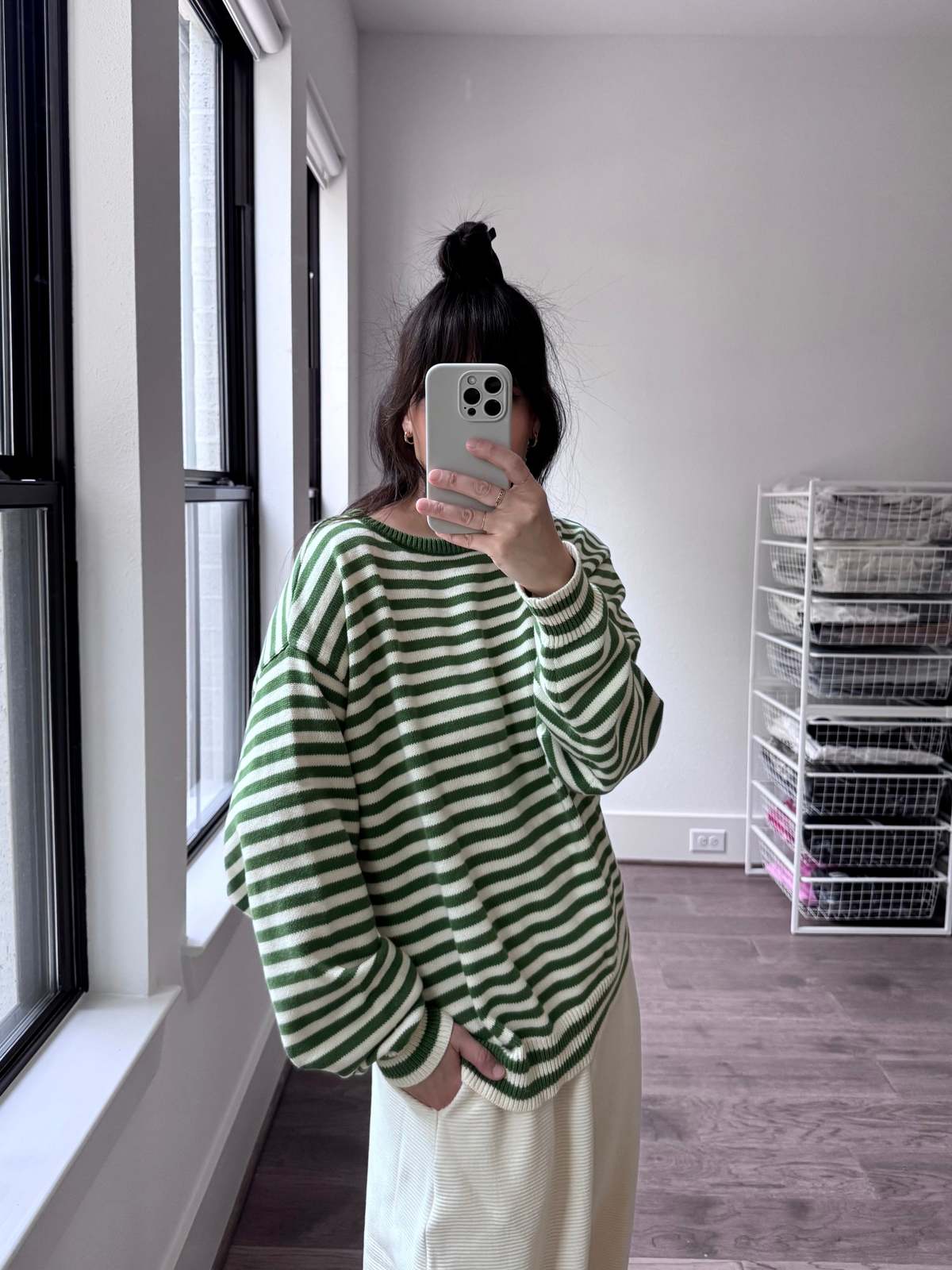 Sønderhaus Navy Stripe "I Can't Believe It's Not Vintage" Sweater - Image 2 of 5