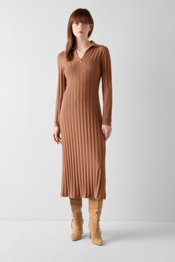 LK Bennett Mika Dress - Toffee