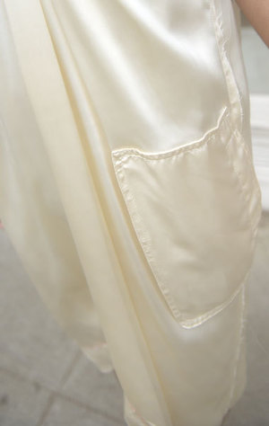 Carven Cream Viscose Dress - Cream Carven Cream Viscose Dress - Cream