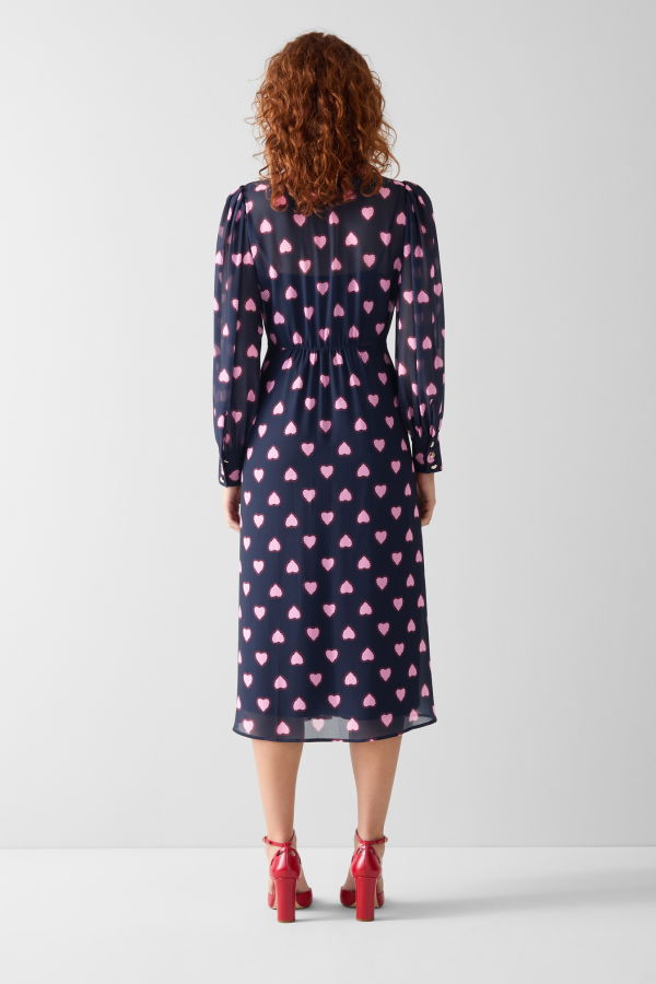 LK Bennett Cody Dress - Navy Multi