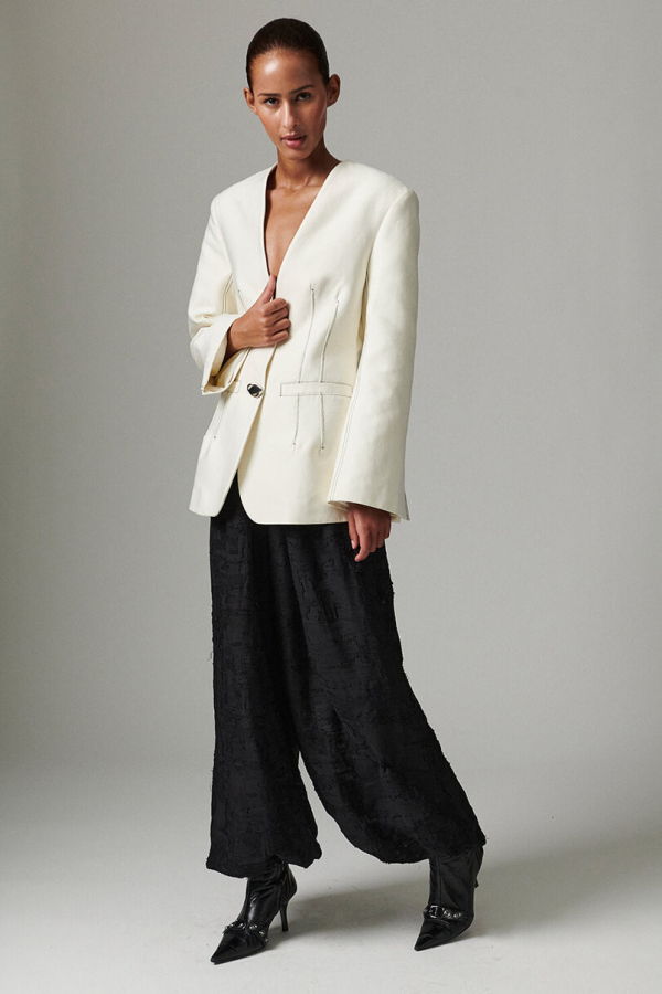 Day Birger et Mikkelsen Barbo Jacquard Torn Trousers