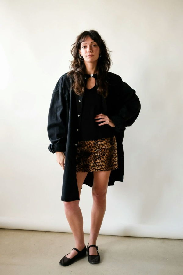 Maison Margiela Denim Coat - Black