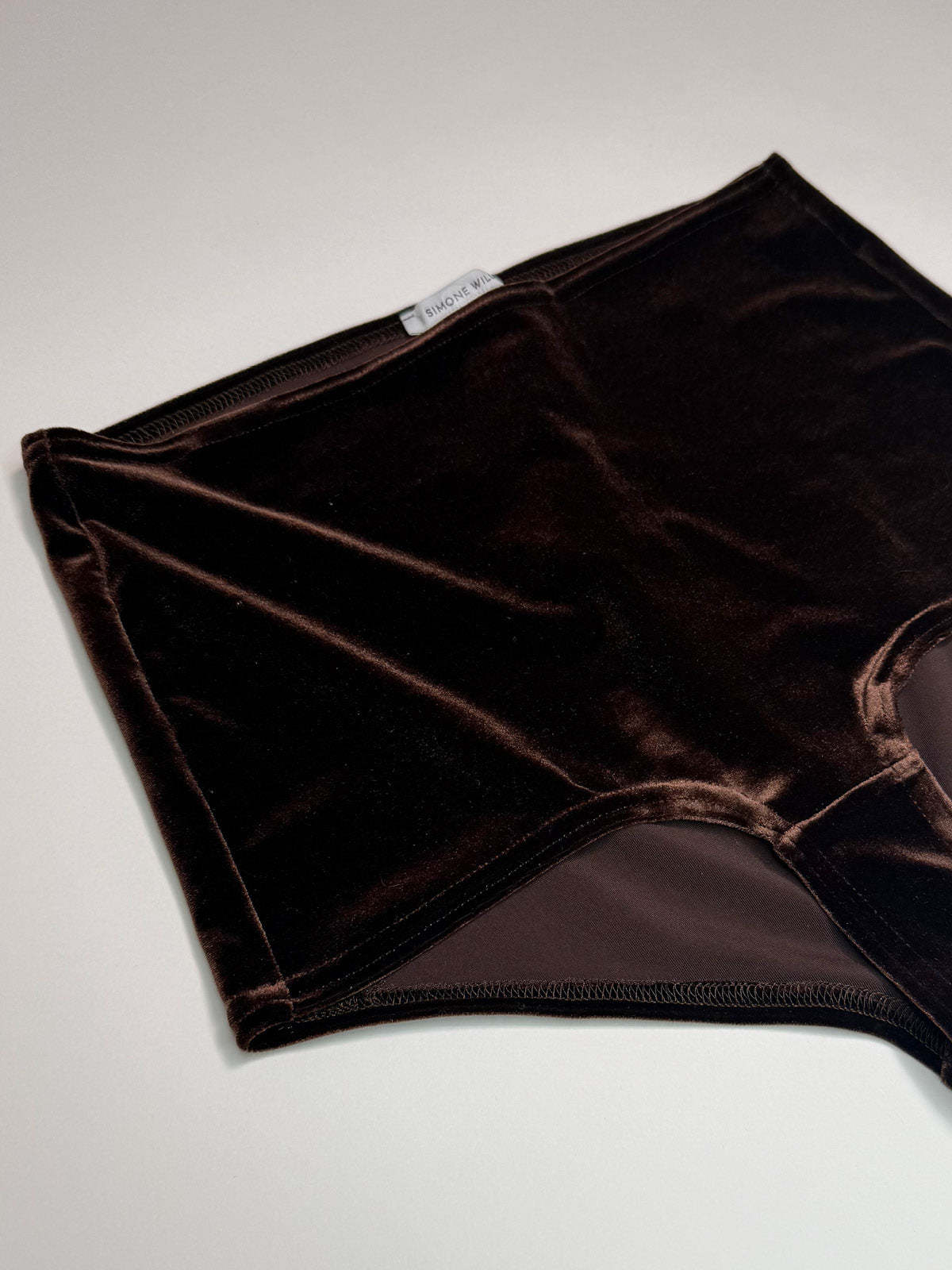 Simone Wild Velvet Hipster Underwear - Nut - Image 2 of 3